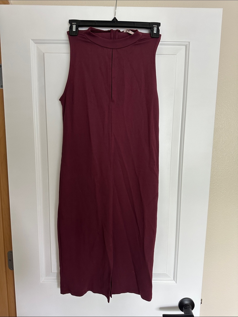 Forever 21 Wine Sleeveless Midi Dress